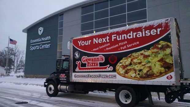 Fundraising Truck Advertisement